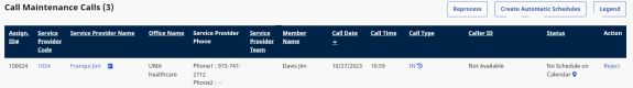 Unlinked Calls